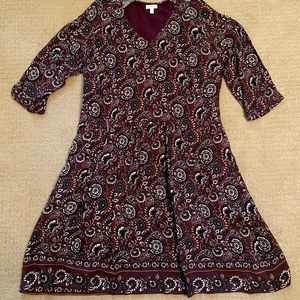 NWOT Garnet Hill Bohemian Slip Dress Pocket Detail